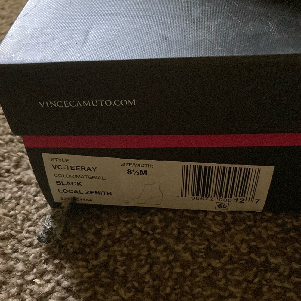 Pair of vincecamuto ankle boots